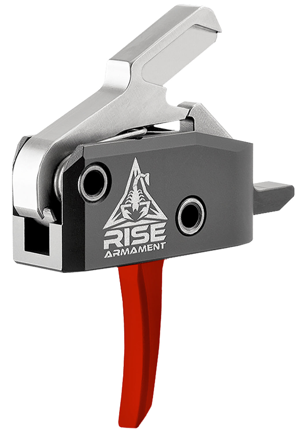 Rise Armament RA434REDAWP RA-434 Single-Stage Trigger with Nickel Boron Coating Black/Red/Silver