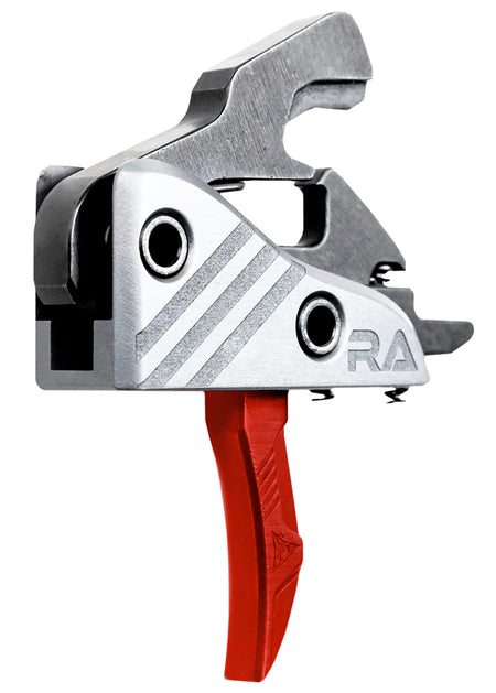 Rise Armament RA524RED Blitz Single-Stage Trigger Black/Red/Silver for AR-15/AR-10/PCC