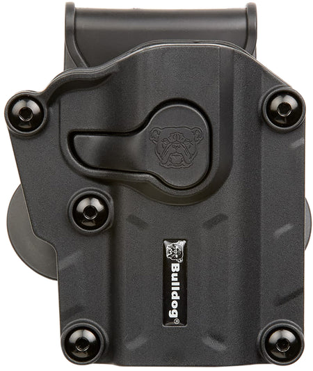 Bulldog Max Multi-Fit Black Polymer Holster MX001L Full Size Guns Left-Hand Draw