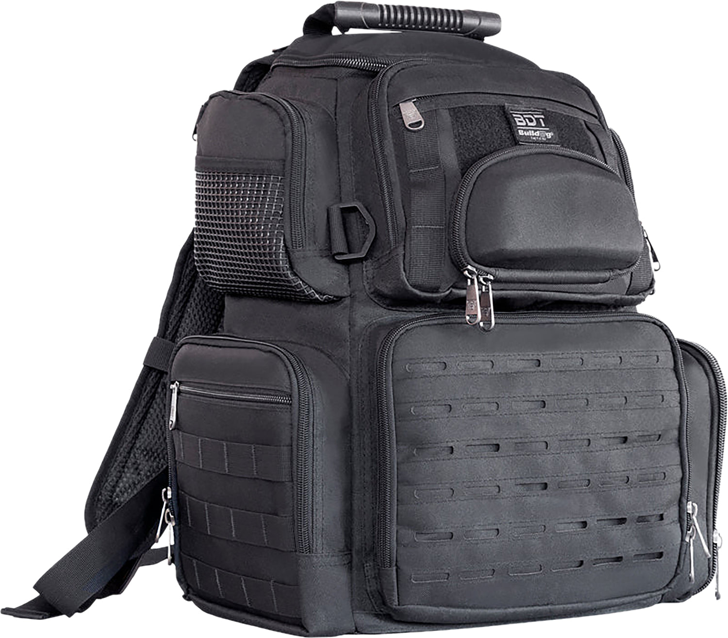 Bulldog BDT414B Medium Black Tactical Range Backpack for Handguns