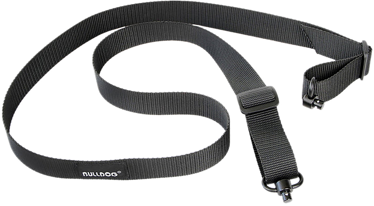 Bulldog BD832 Deluxe Rifle Sling Black Two-Point QD Push Button