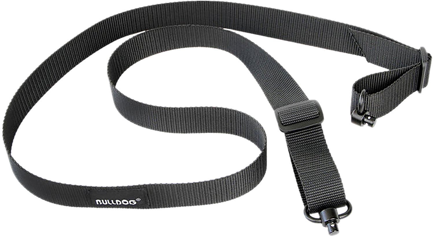 Bulldog BD832 Deluxe Rifle Sling Black Two-Point QD Push Button