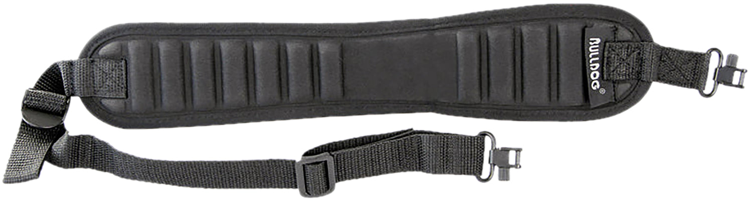 Bulldog BD837 Ribbed Rifle Sling Black Locking Swivel Design