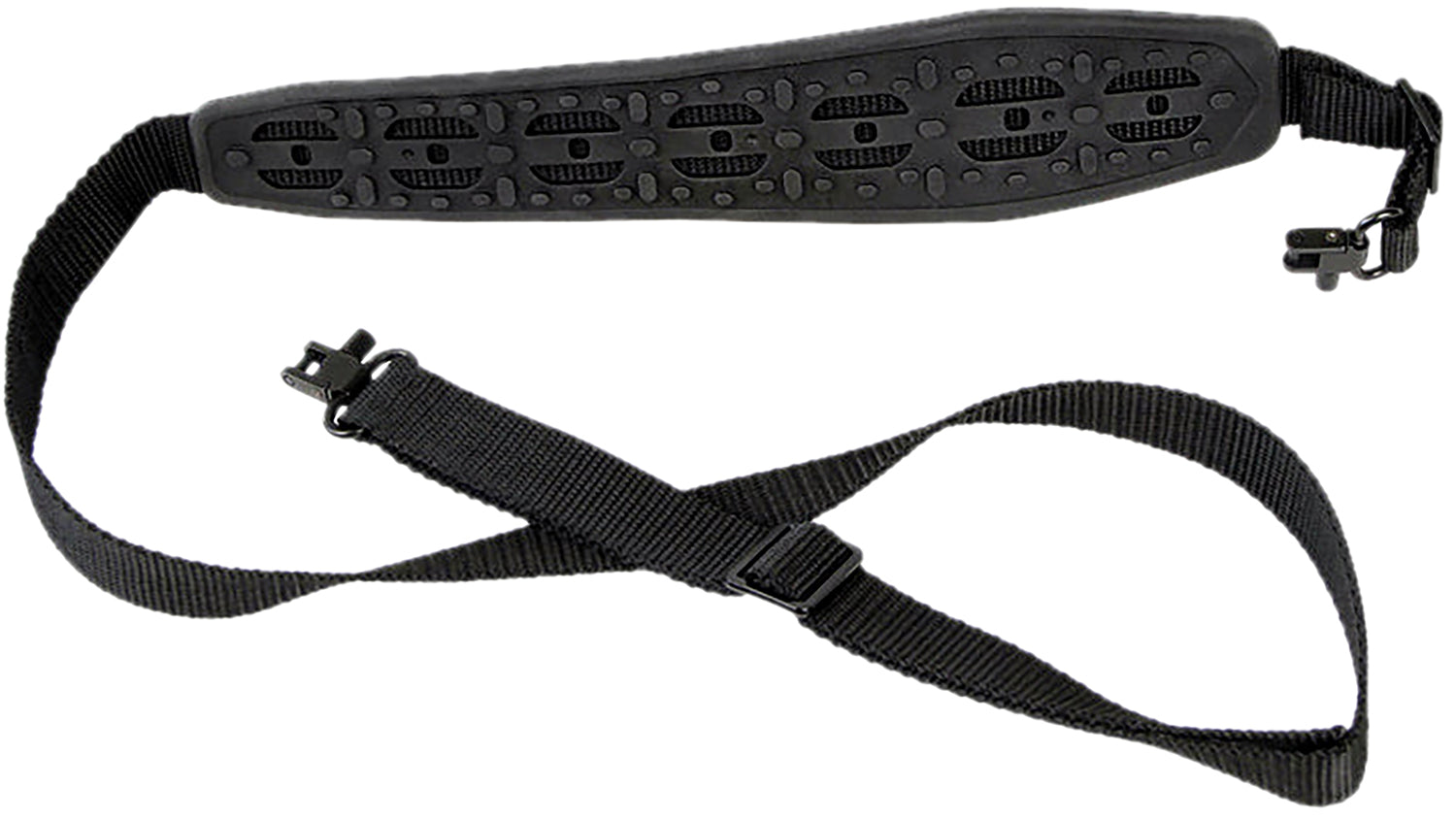 Bulldog BD839 Deluxe Black Rifle Sling featuring Locking Swivels