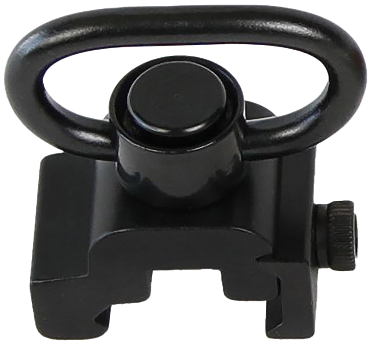 Bulldog BD886 Black Steel 1.25" Deluxe QD Rail Mount Swivel
