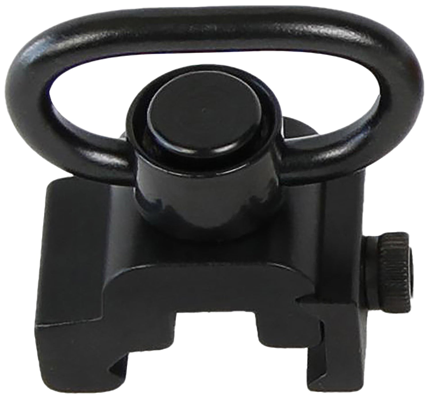 Bulldog BD886 Black Steel 1.25" Deluxe QD Rail Mount Swivel