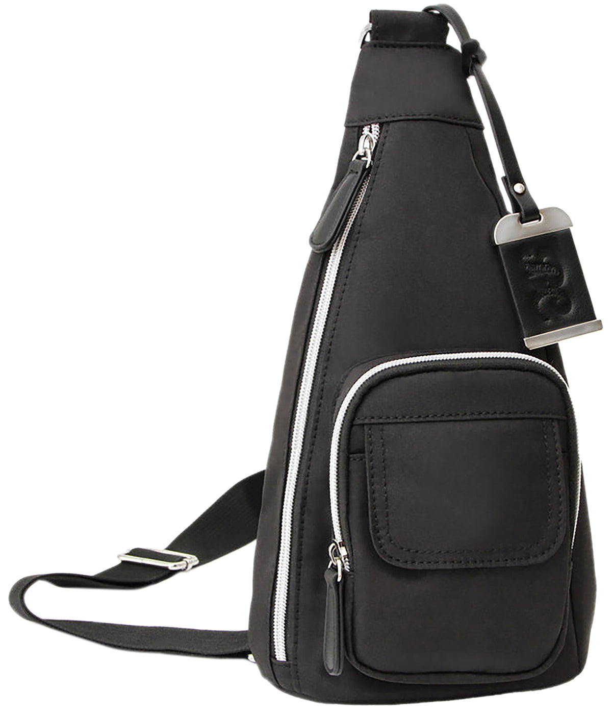 Bulldog Cases Polyurethane Sling Bag with Built-In Holster, Black BDP-084