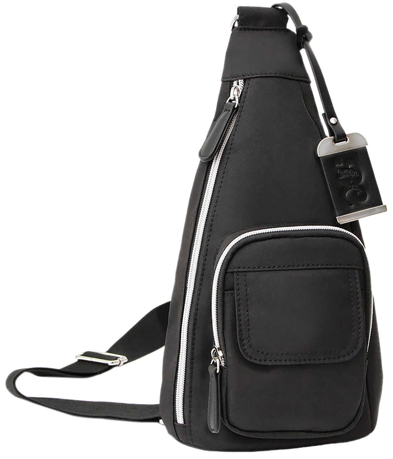 Bulldog Cases Polyurethane Sling Bag with Built-In Holster, Black BDP-084