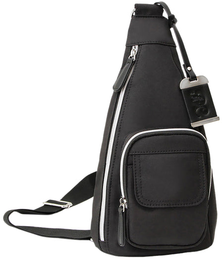 Bulldog Cases Polyurethane Sling Bag with Built-In Holster, Black BDP-084