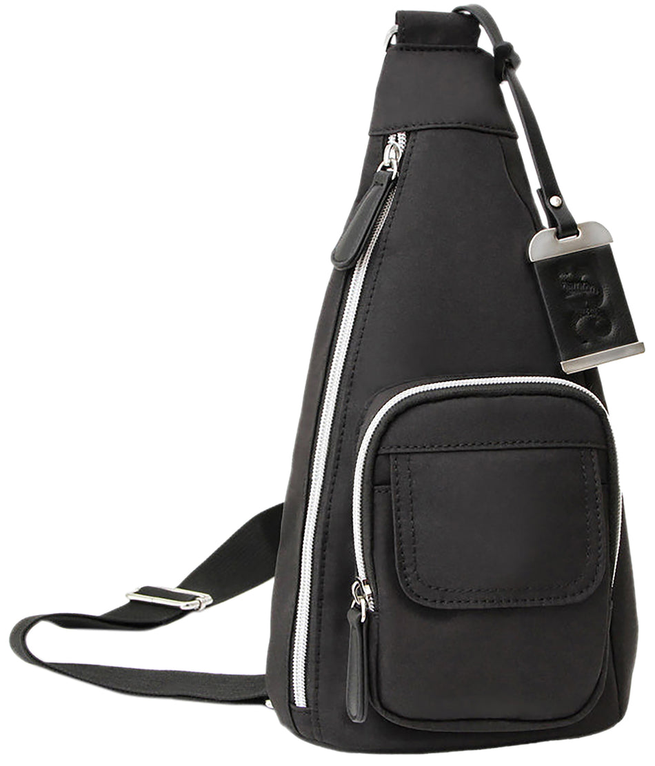 Bulldog Cases Polyurethane Sling Bag with Built-In Holster, Black BDP-084