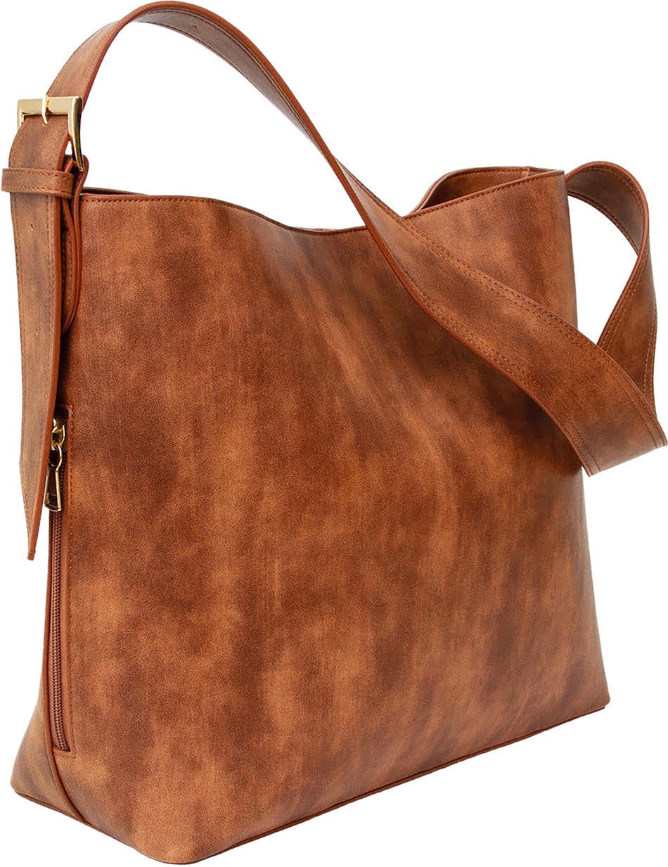Bulldog Cases Brown Shoulder / Computer Bag with Concealed Holster