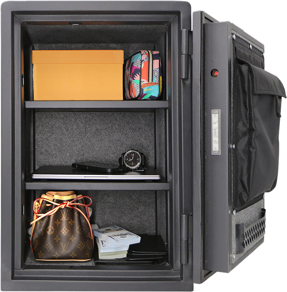 Bulldog BD1098F Home and Office Digital Fire-Resistant Safe Electronic Keypad Black Steel 24" x 16" x 16"