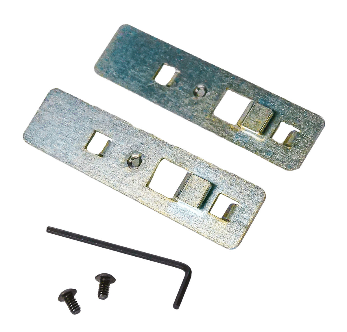 Berry's 84913 Pistol Rack Track Clips Silver Steel Handgun