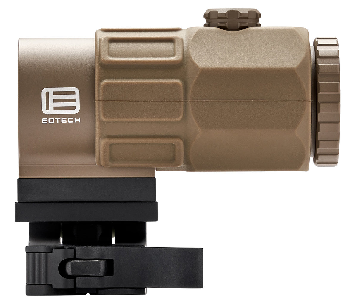 Eotech G45STSTAN G45 Magnifier 5x Tan Finish with Switch-to-Side System
