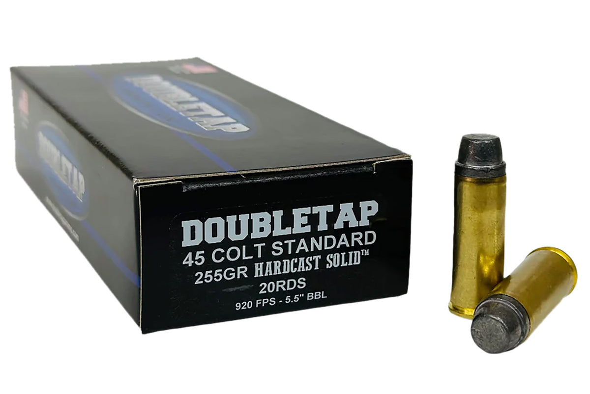 DoubleTap .45 Long Colt  255 grain Hard Cast Semi-Wadcutter ammunition