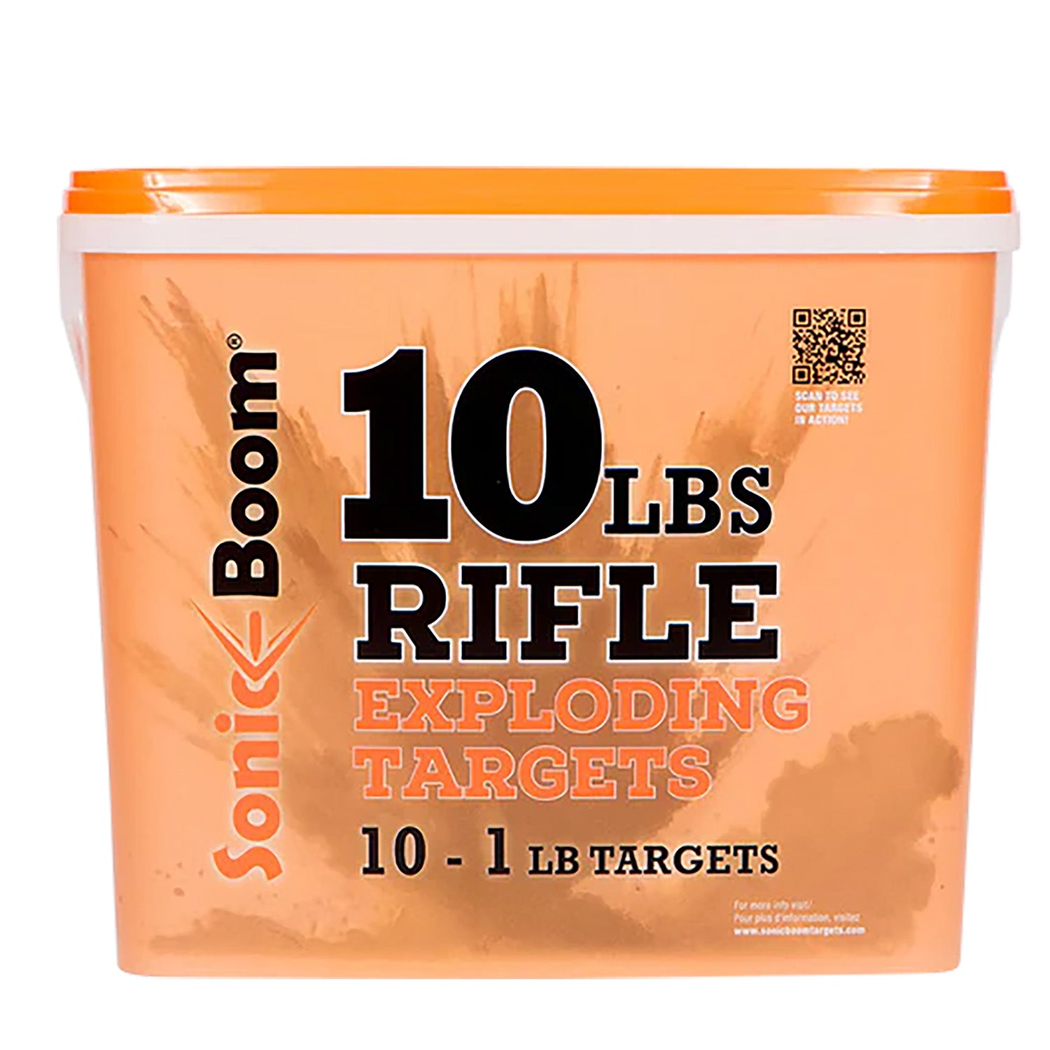 Sonic Boom SBT0110P 1 lb Centerfire Rifle Exploding Target Non-Toxic 10 Pack