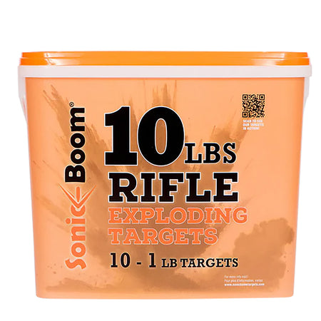 Sonic Boom SBT0110P 1 lb Centerfire Rifle Exploding Target Non-Toxic 10 Pack