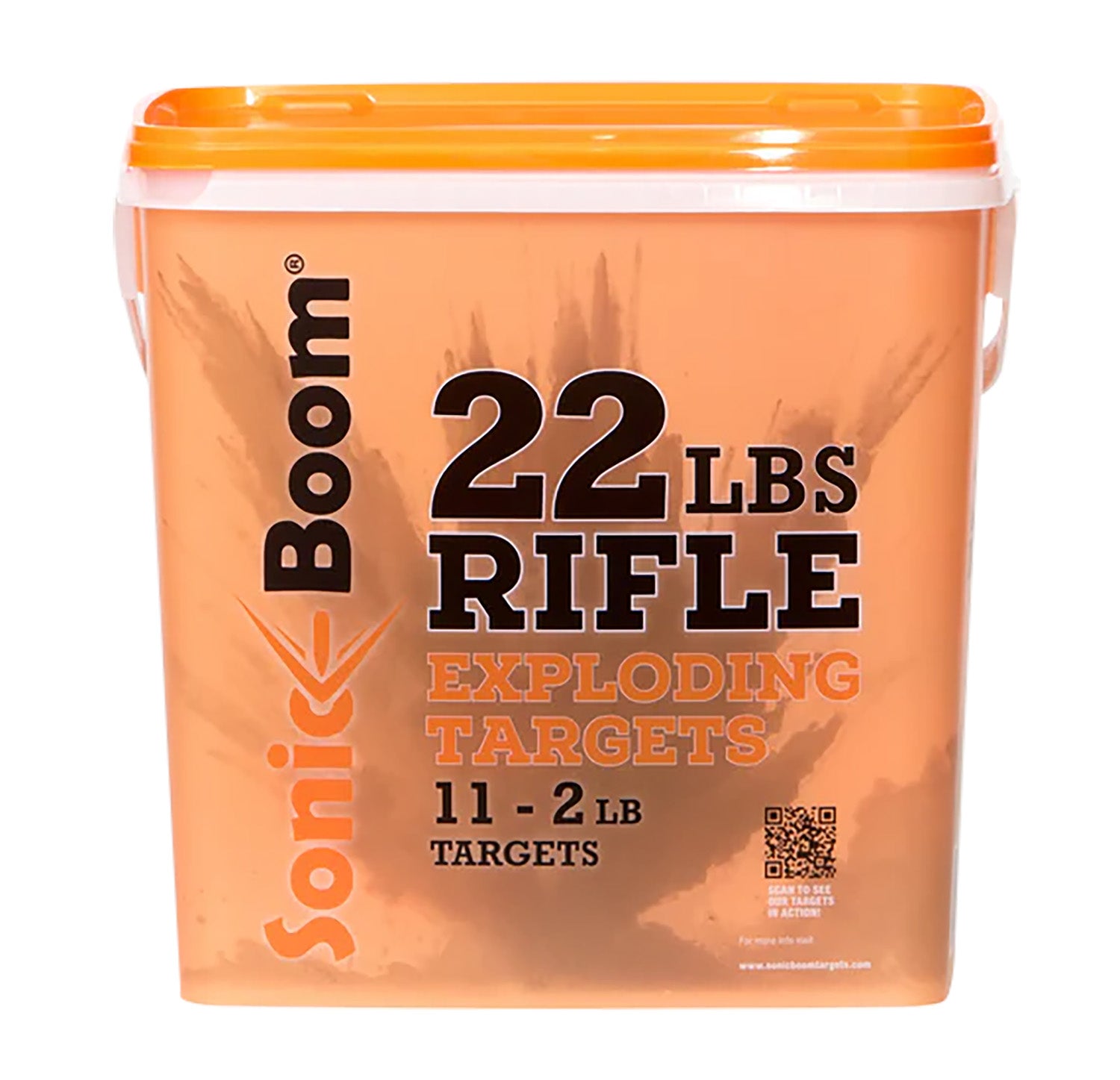 Sonic Boom SBT0211P 2 lb Centerfire Rifle Exploding Target Non-Toxic 11 Pack