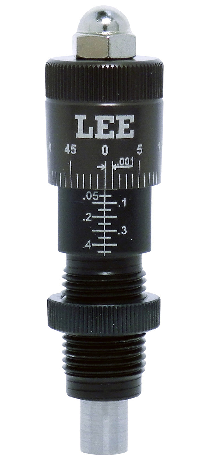 Lee Precision Micrometer Factory Crimp Adapter Black/Clear 9mm Luger Pistol