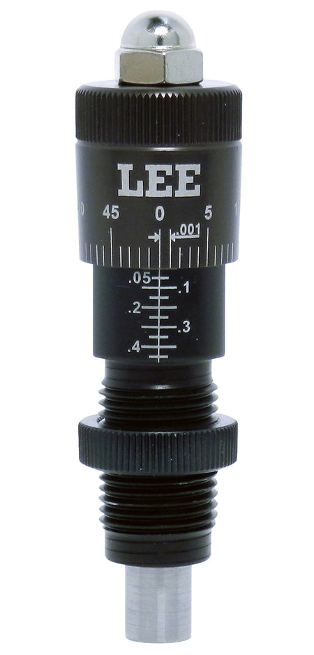Lee Precision Micrometer Factory Crimp Adapter Black/Clear 44/45 Caliber Pistol