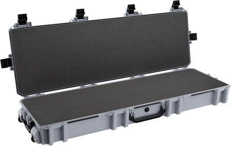 Pelican VCV8000000GRY Vault 53" Double Rifle Case Gray Polyethylene Foam