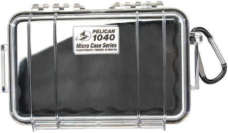 Pelican 1040025100 Black/Clear Micro Protective Case 7.50" Polycarbonate