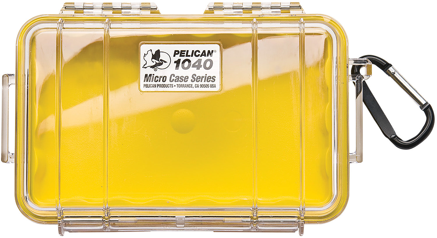 Pelican 1040027100 Yellow/Clear Micro Protective Case 7.50" Polycarbonate