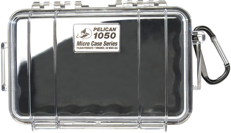 Pelican 1050025100 Black/Clear Micro Protective Case 7.99" Polycarbonate