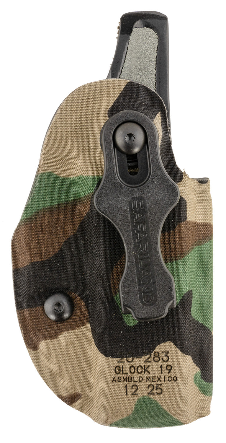 Safariland Species IWB Woodland Camo Holster for Glock 19 Right Hand Belt Clip