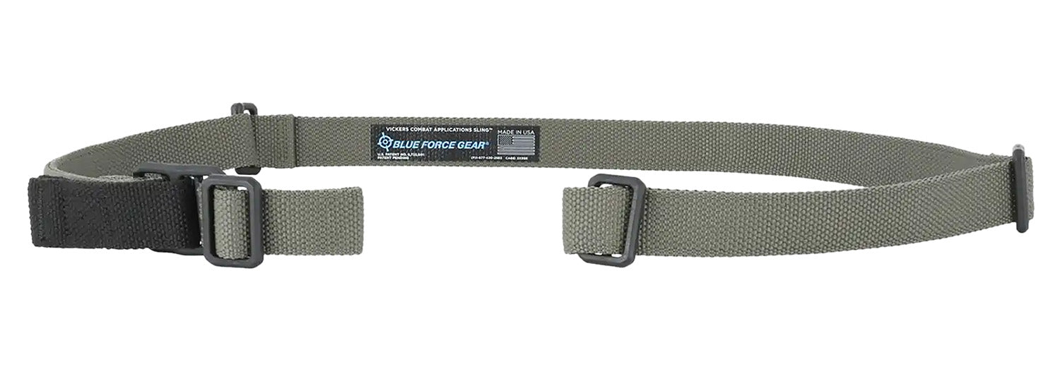 Blue Force Gear VCAS125OARG Vickers Rifle Sling Ranger Green Cordura 57"-67" Overall Length