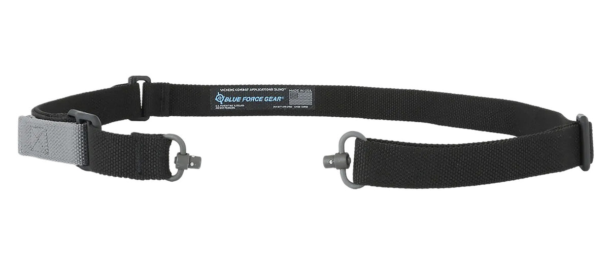 Blue Force Gear VCASPB100AABK Vickers Black Cordura Push Button Sling 36"-62" Overall Length