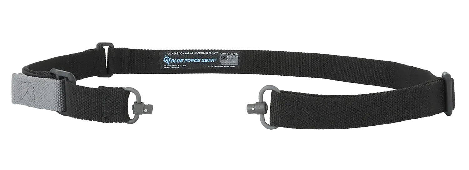Blue Force Gear VCASPB125AABK Vickers Black Padded Push Button Rifle Sling 36"-62" Overall Length