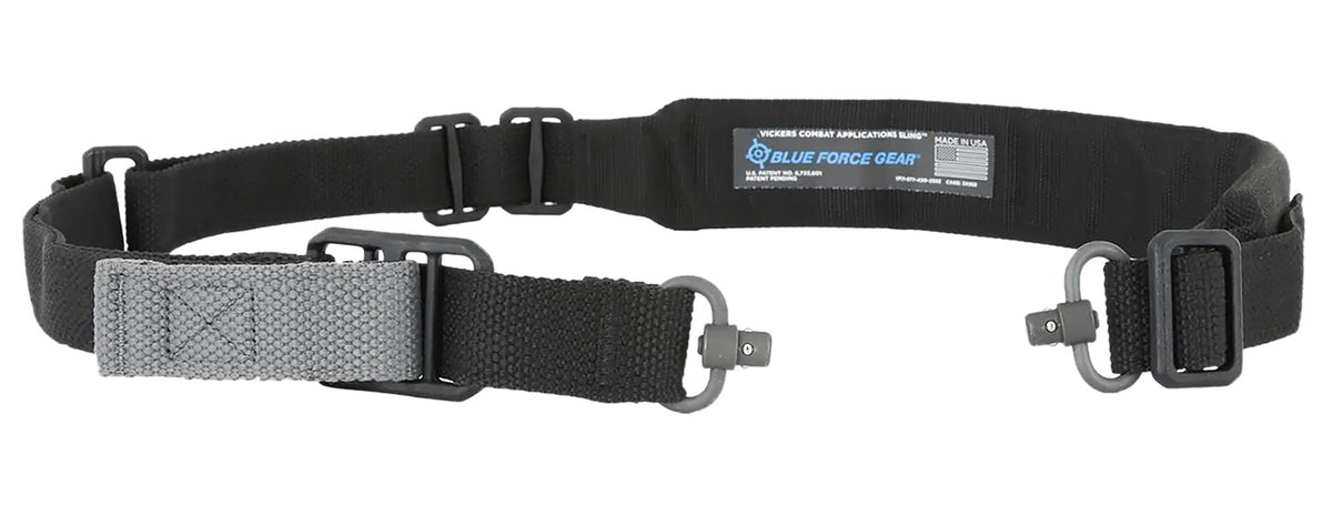Blue Force Gear Vickers Padded Push Button Rifle Sling Black Cordura