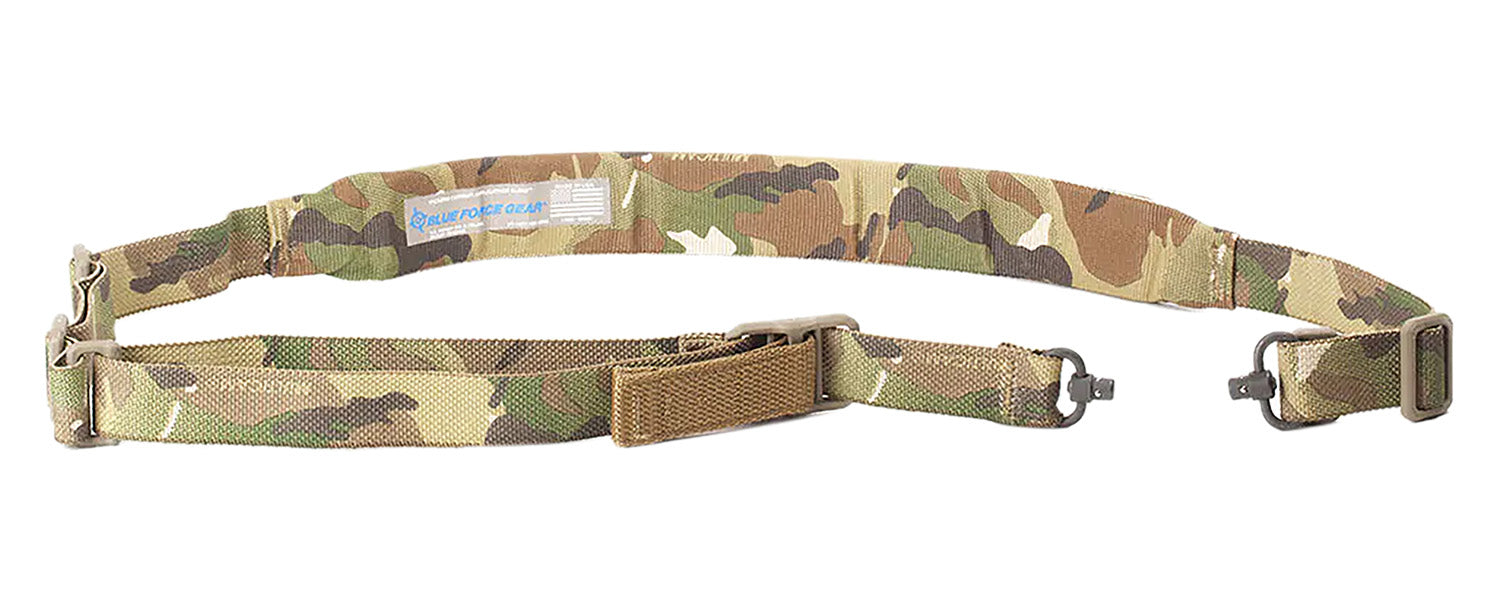 Blue Force Gear VCAS2TO1PB200AAMC Vickers 221 MultiCam Padded Rifle Sling 57"-67" Overall Length