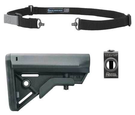 Blue Force Gear M4 Combat Sling Kit Black with Vickers Push Button Sling