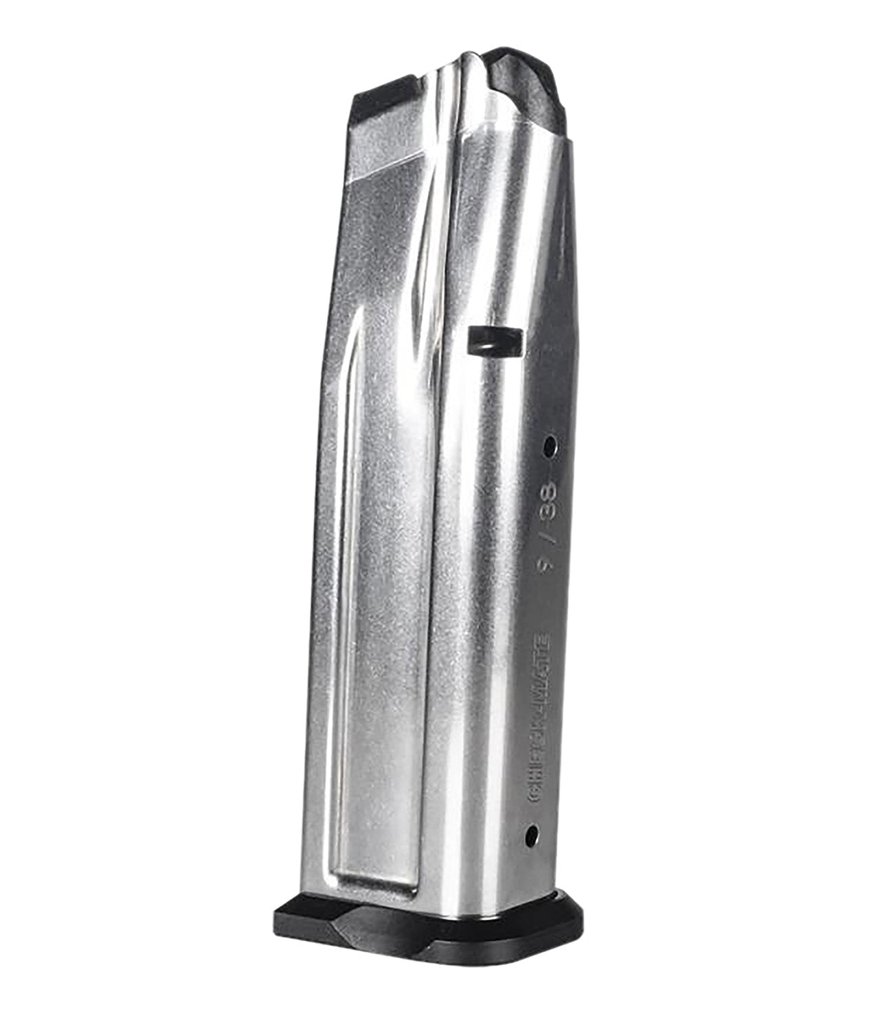 Girsan 111002 9mm Luger 17 Round Witness Silver Stainless Steel Magazine