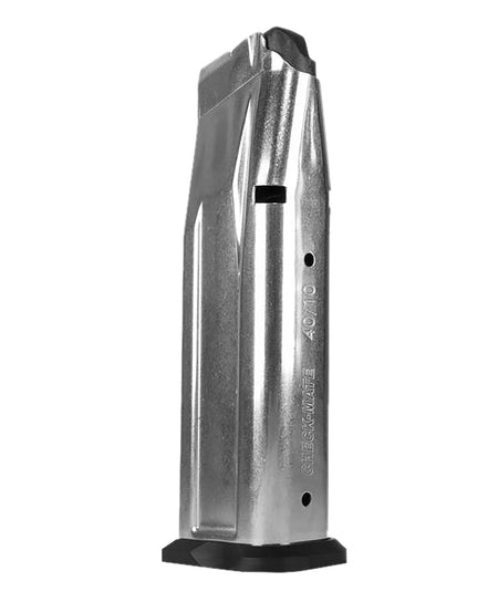 Girsan 111004 10mm Auto 15 Round Witness Silver Stainless Steel Magazine