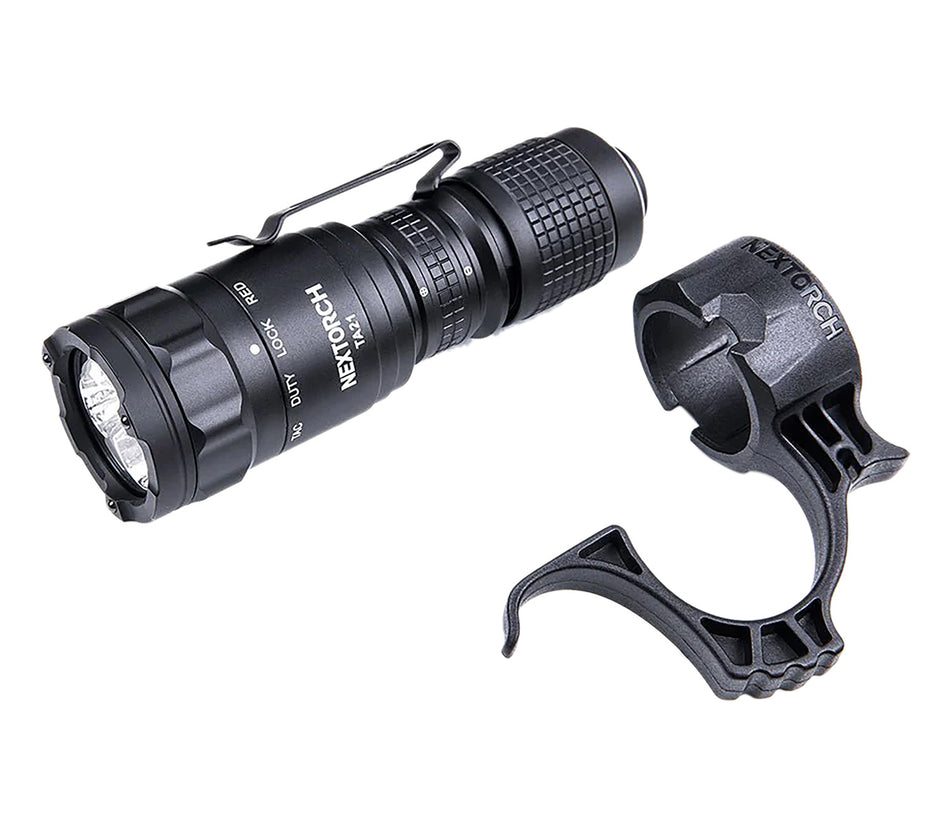 Nextorch TA21 Black Compact Tactical Flashlight 1300LM