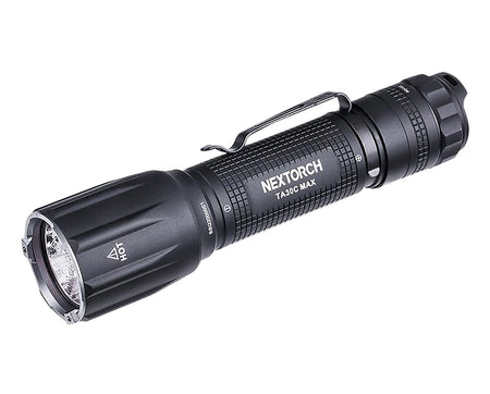 Nextorch TA30C MAX 3000 Lumens Tactical Flashlight Black 390m Beam