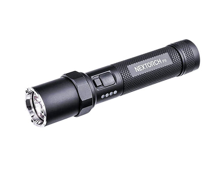 Nextorch P8 1600 Lumen Patrol Flashlight Black 252 Meters Beam