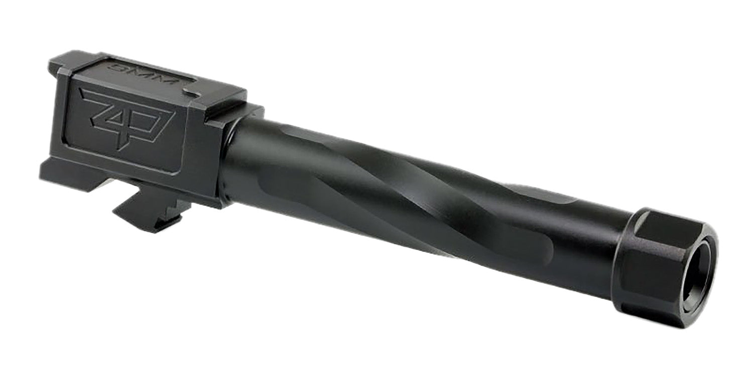 Zaffiri Precision ZP.19BTBN 9mm Match Barrel for Glock 19 Gen 1-5 4.60" Black 416R Stainless
