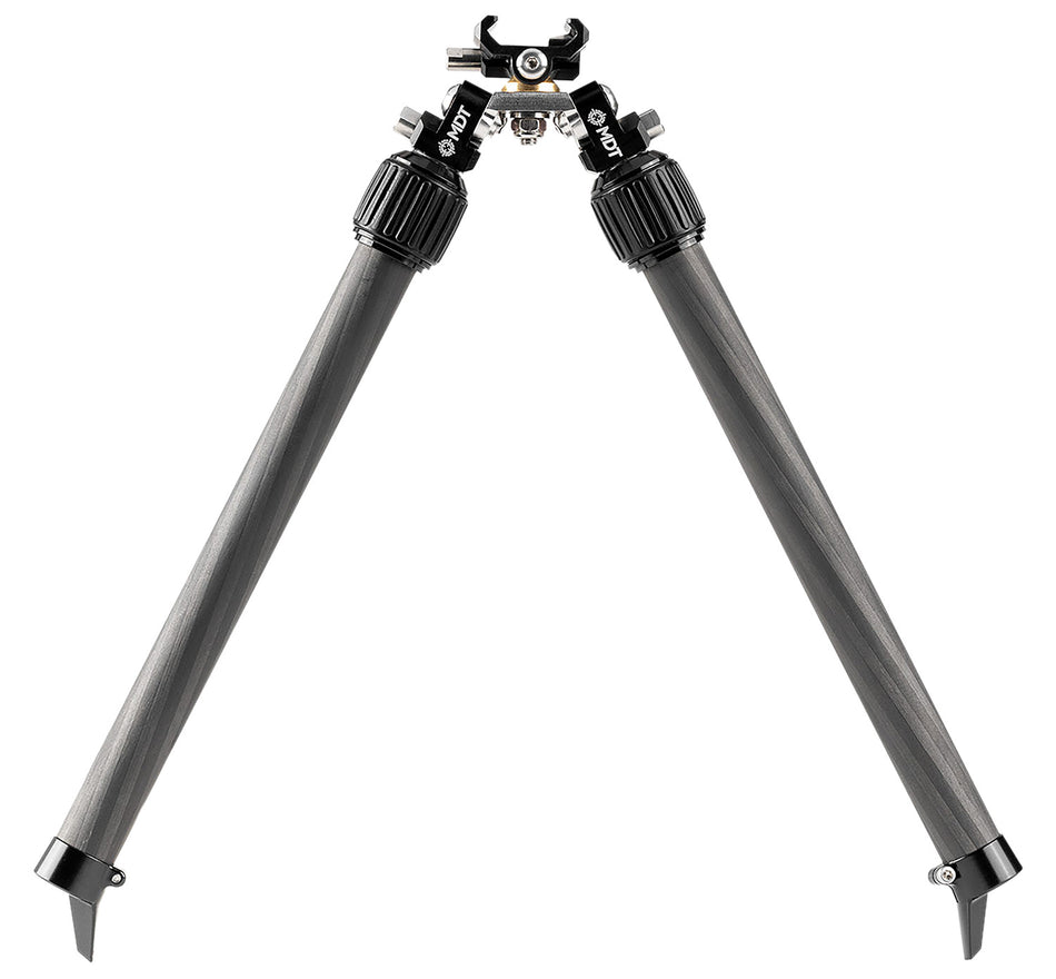 MDT BackCountry Bipod Black Carbon Fiber/Aluminum Adjustable 7.50"-14.30"