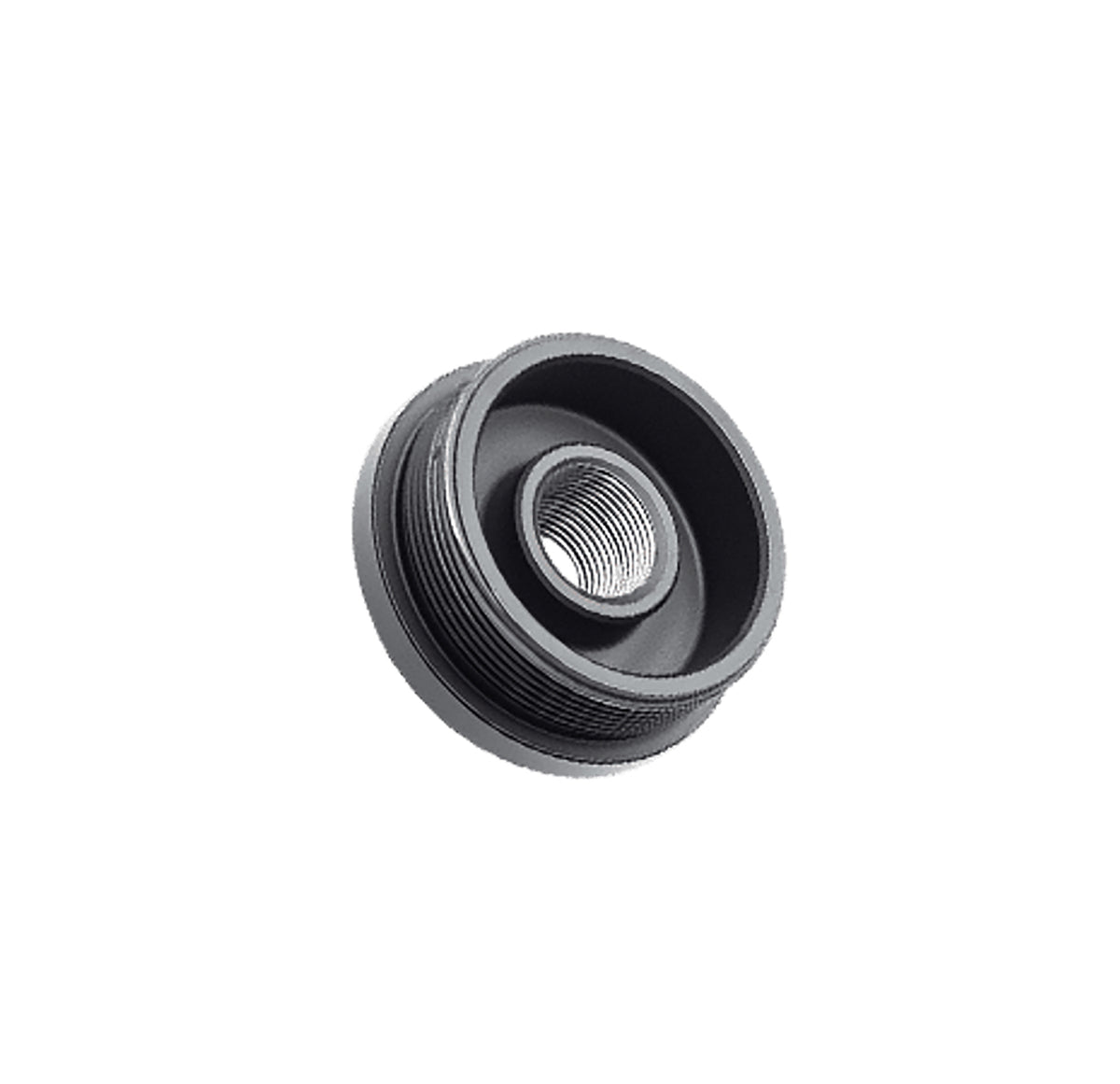 B&T SD-145582 1/2-28 Direct Thread HUB Adapter Black Finish
