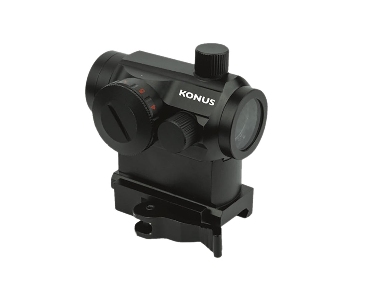 Konus Pro Nuclear 1x22mm 3 MOA Dual Color Dot Sight Matte Black Quick Release