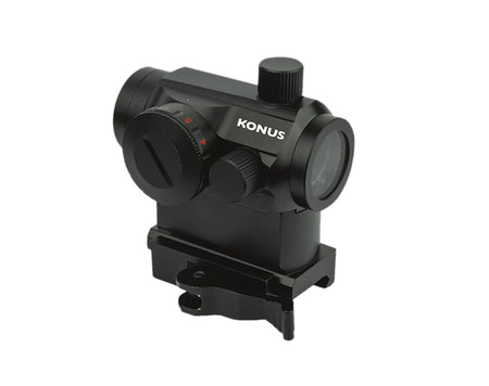 Konus Pro Nuclear 1x22mm 3 MOA Dual Color Dot Sight Matte Black Quick Release