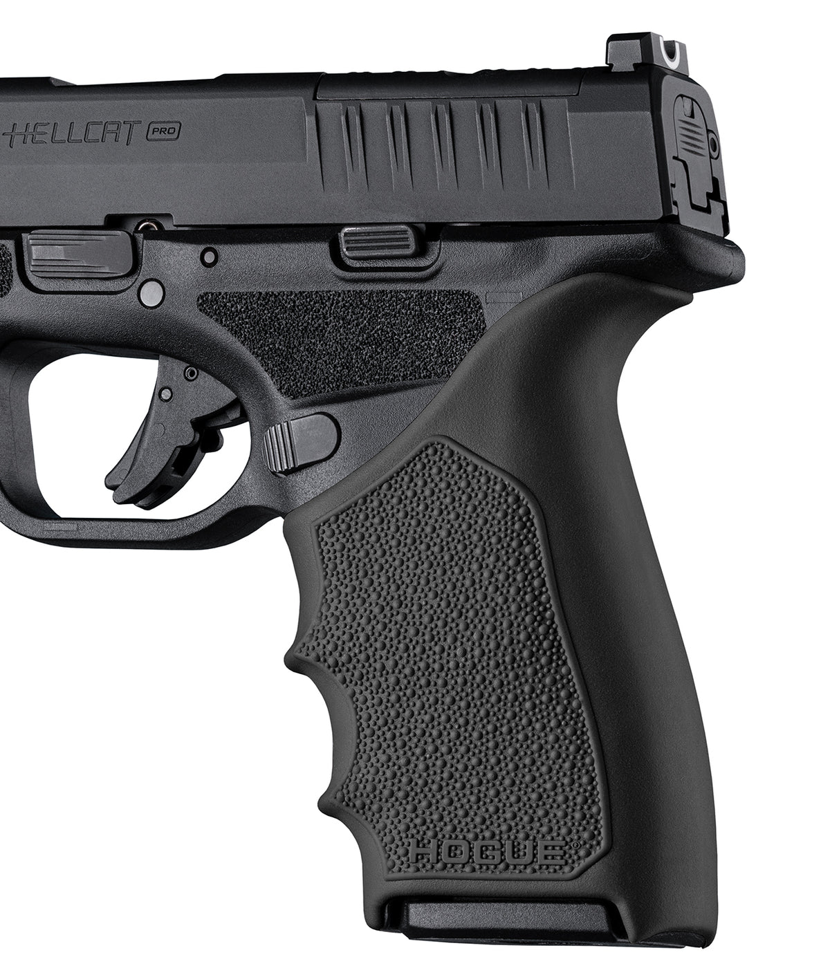 Hogue 18320 Beavertail Handall Grip Sleeve Cobblestone Texture Black