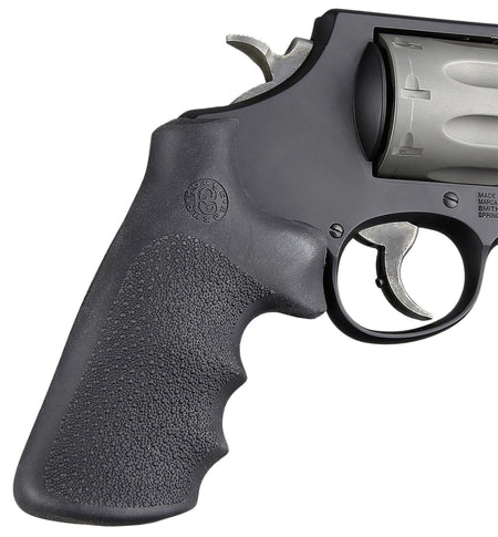 Hogue 19022 Overmolded Rubber Pistol Grip Finger Grooves for Smith & Wesson K/L/N/X/Z Frame Revolvers