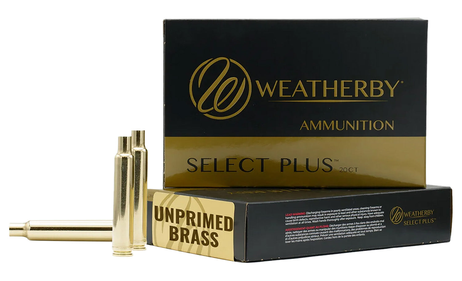 Weatherby 338 Weatherby RPM Unprimed Rifle Brass Cases