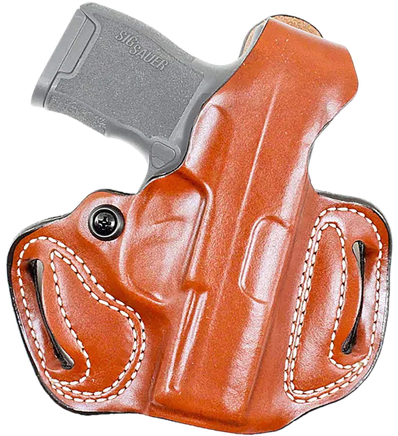 DeSantis Gunhide Mini Slide Thumb Break Tan Saddle Leather OWB Holster S&W Bodyguard 2.0 RH