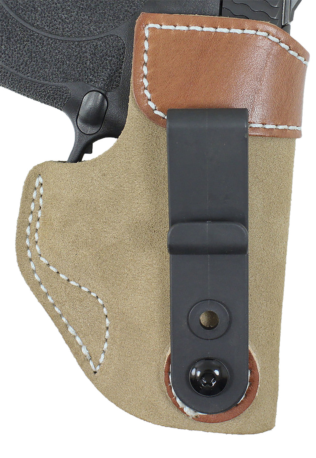 DeSantis Gunhide Sof-Tuck IWB Natural Suede Tuckable Holster S&W Bodyguard 2.0 Right Hand